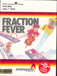 Fraction Fever Colecovision US box art